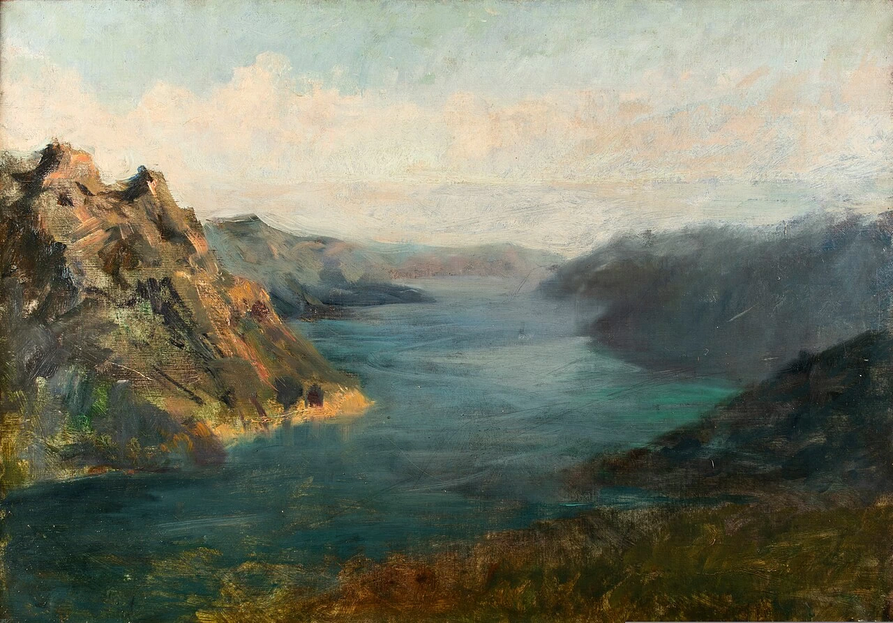 Lago d'Iseo da Bossico (c.1898)